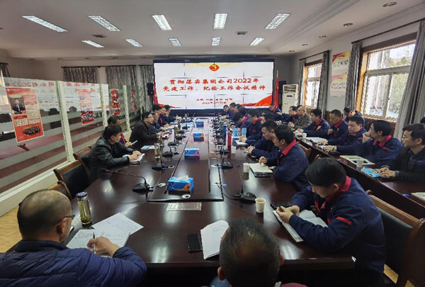 公司召開會(huì)議傳達(dá)集團(tuán)公司黨建工作、紀(jì)檢工作會(huì)議精神