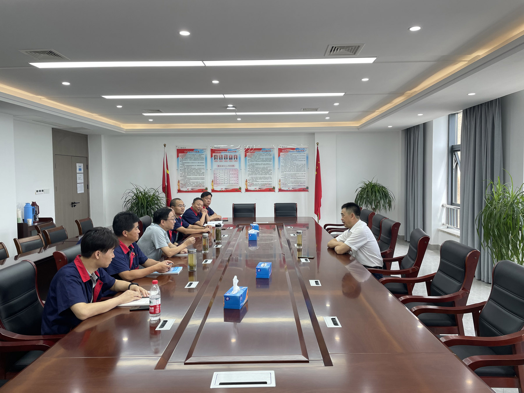 集團(tuán)公司黨委委員、總工程師周俊到公司調(diào)研 