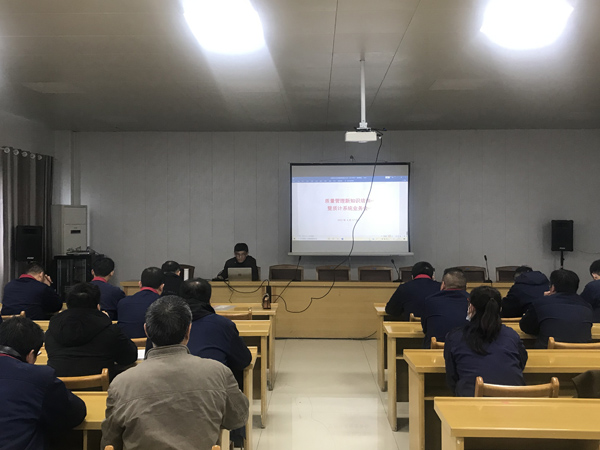 公司召開質量管理新知識培訓會 公司召開質量管理新知識培訓會