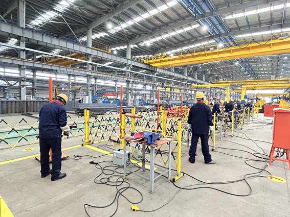 公司舉辦電焊工、電工技術(shù)比武